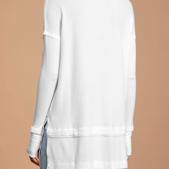 Free People Tops - NWOT Free People North Shore Tunic Thermal in White